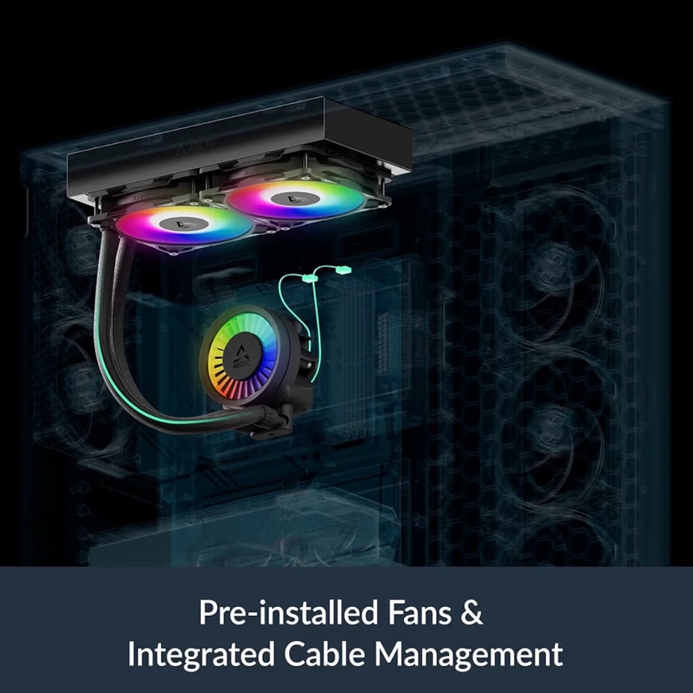 Arctic Liquid Freezer III Pro 240 A-RGB CPU Cooler - Black - Picture 12 of 15